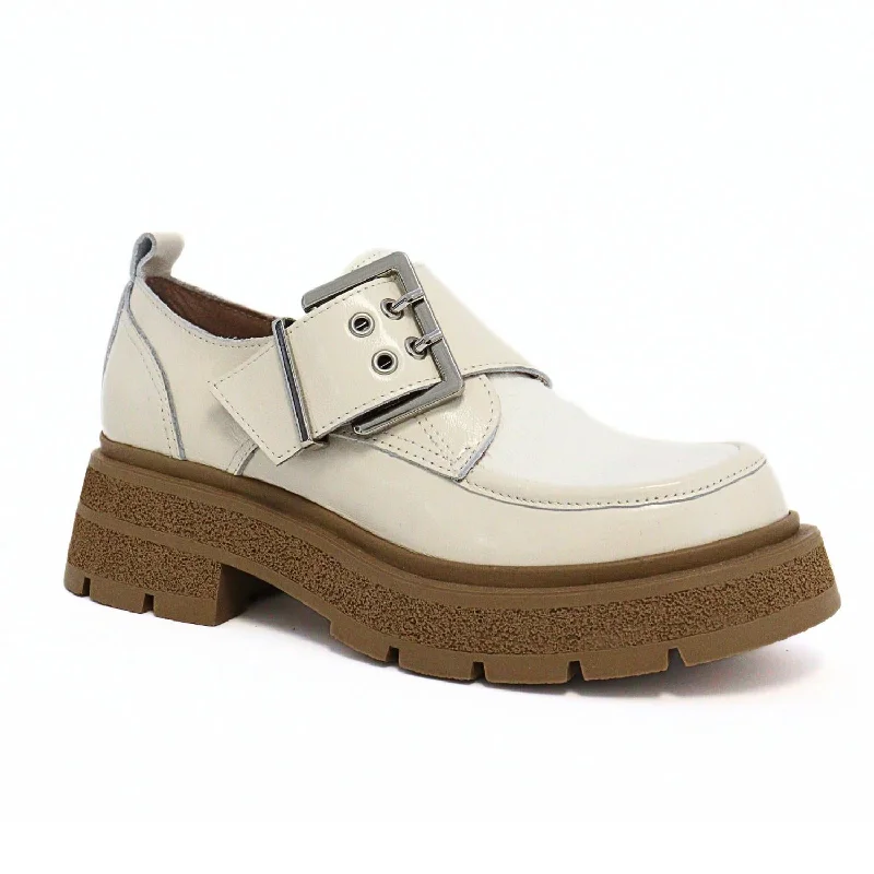 Trendy Looks On Sale Women Double Buckle Nulugg In Ivory
