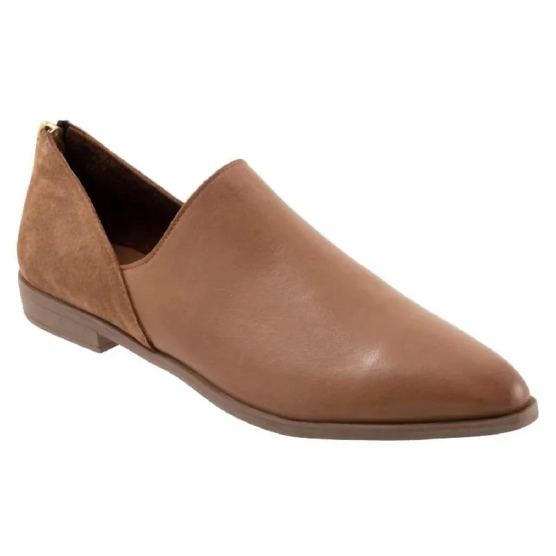 Statement Casual Shoes Women's Beau Slip On In Walnut