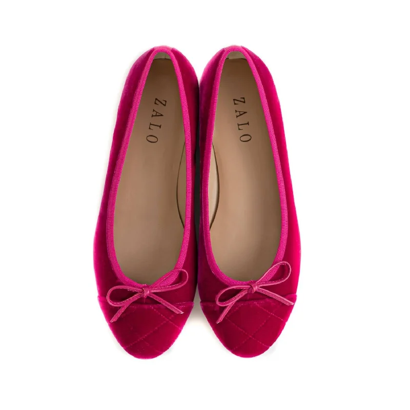 Flash Sale Starts Women's Beba Velvet Flat Shoe In Hibiscus