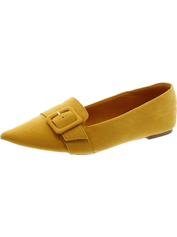 Modish Fashion Discounts Womens Comfort Insole Faux Suede Flat Shoes
