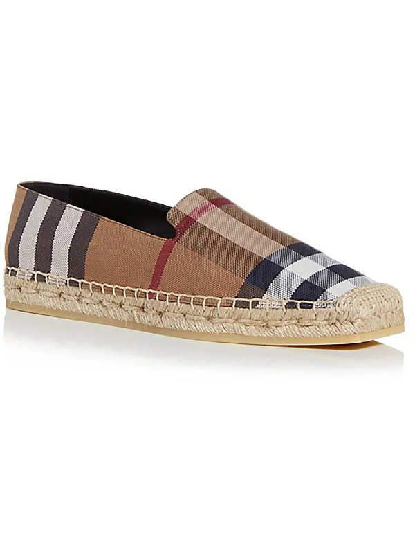 Elegant Evening Shoes Deal Womens Cotton Flat Espadrilles