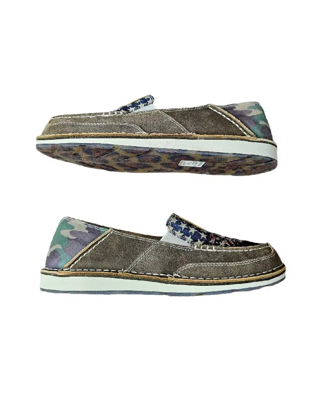 Everyday Shoes Promotion Women's Cruiser American Cowboy Slip On Shoes In Brown