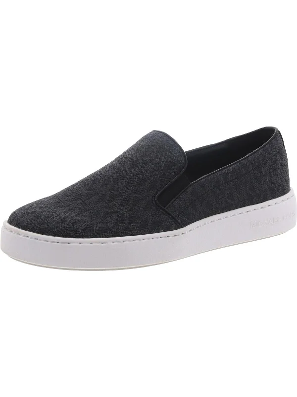 Style Revolution Womens Faux Leather Canvas Loafers