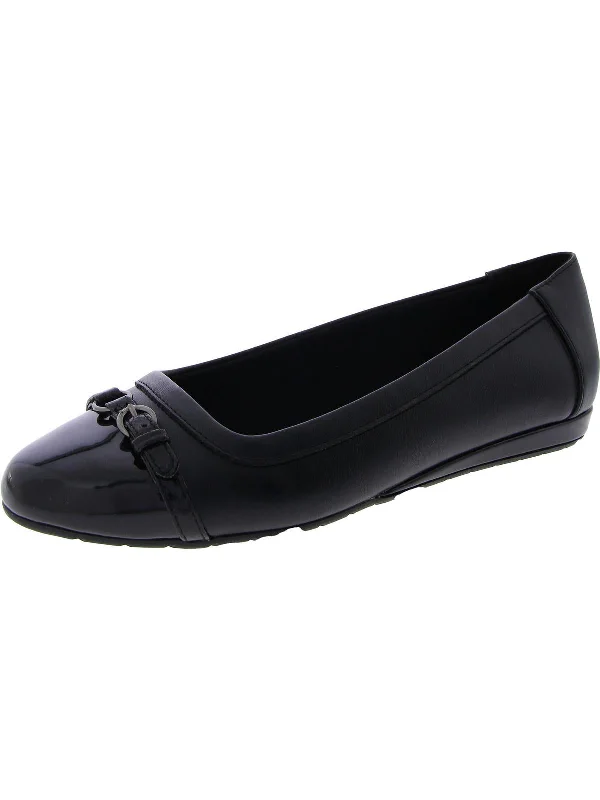 All-Season Shoes Deal Womens Faux Leather Slip On Moccasins