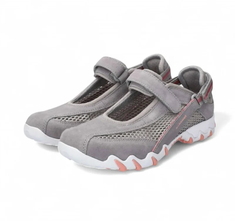 Huge Markdowns Women's Niro Mary Jane Flat Shoes In Grey