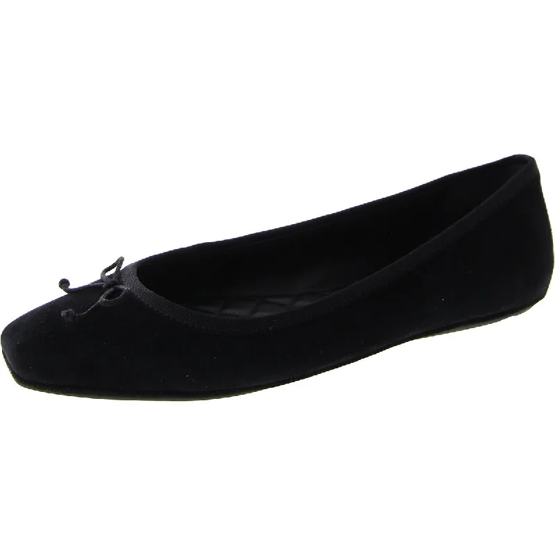 Chic And Trendy Womens Suede Slip On Ballet Flats