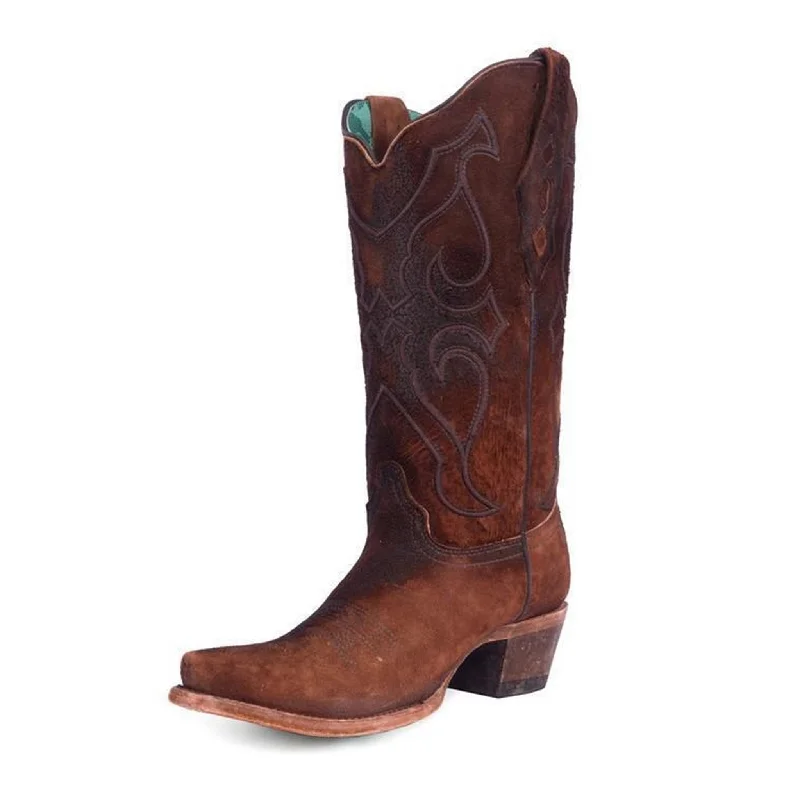 Corral Women's Brown Lamb Snip Toe