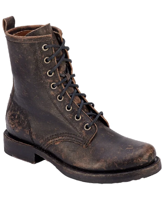 Frye Veronica Leather Combat Boot