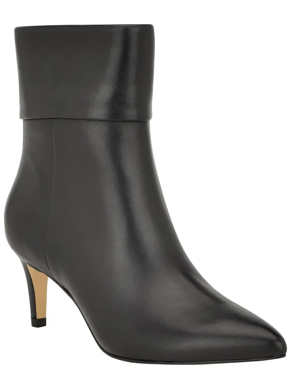 Genteel Womens Zipper Ankle Boots