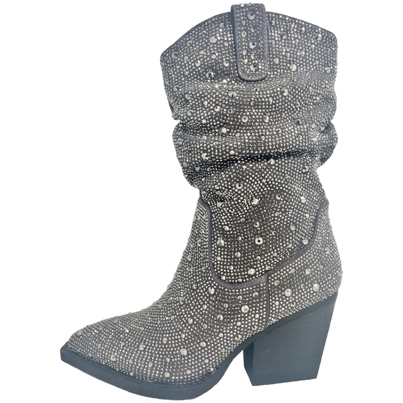 Very G Women's Grey Sparkle Kady Slouch