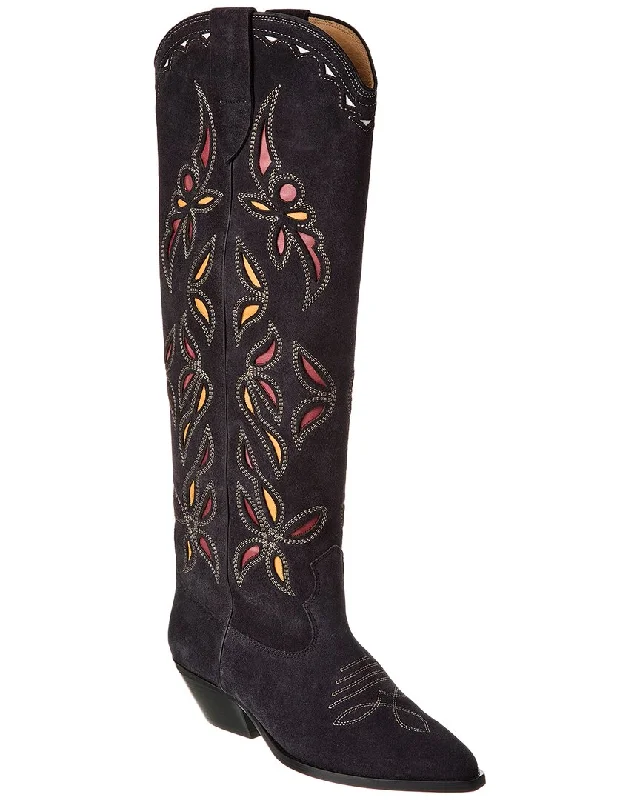 Isabel Marant Denvee Suede Knee-High Boot