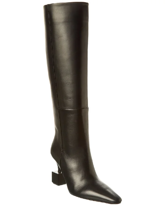 Jacquemus The Bisou Leather Knee-High Boot