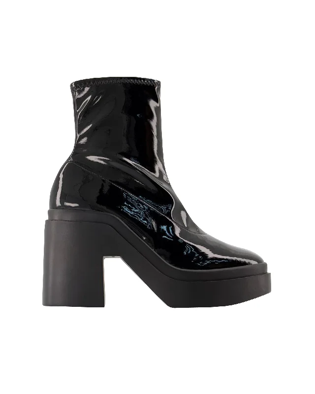 Ninav Ankle Bo - Clergerie - Pvc - Noir