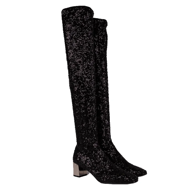 Roger Vivier Womens Black Boot