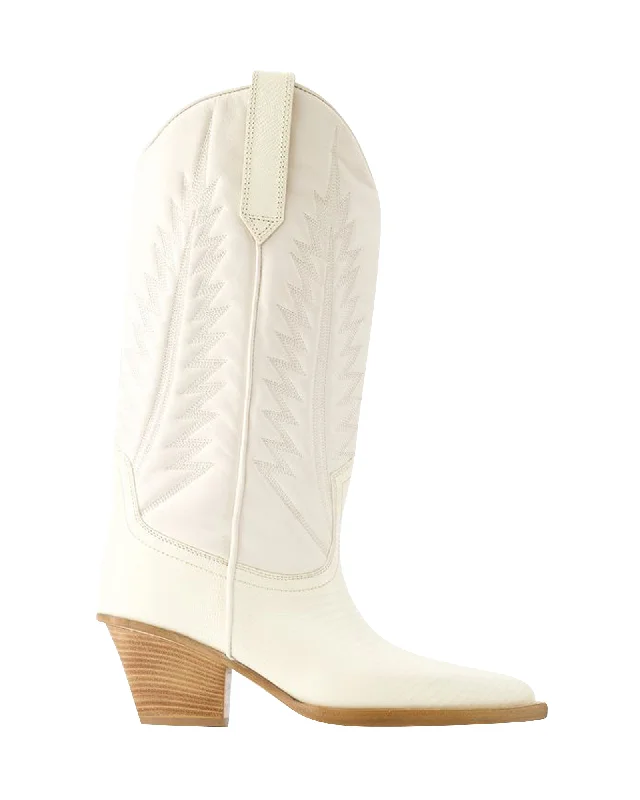 Rosario 60 Boots - Paris Texas - Leather - Beige