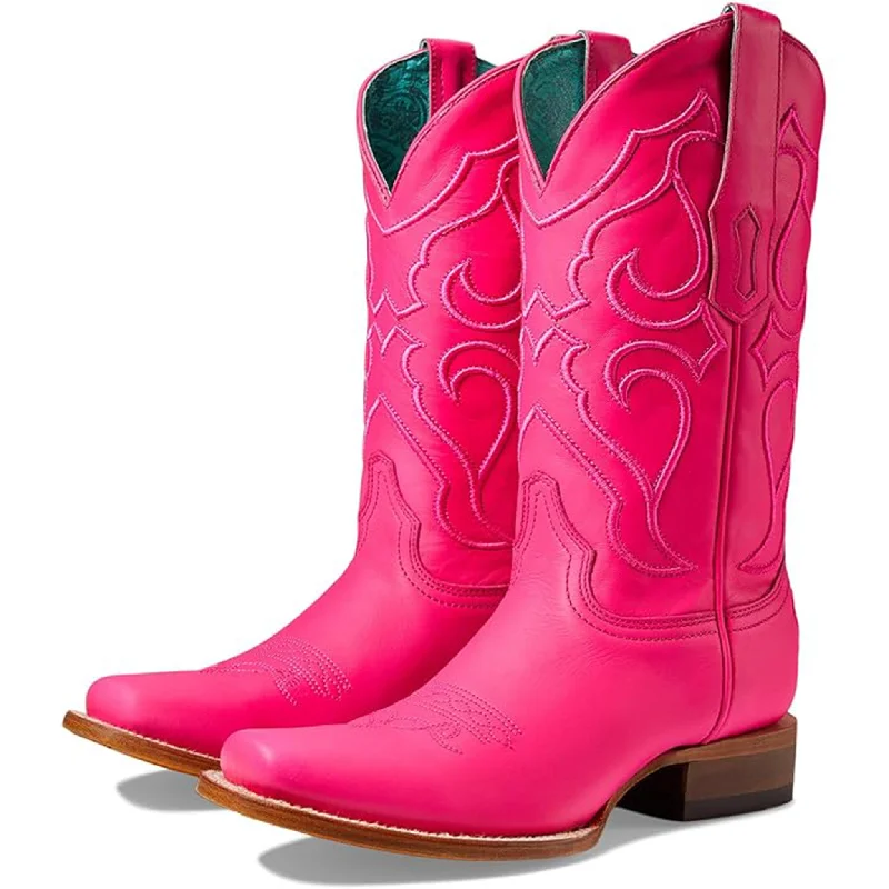 Corral Women's Hot Pink Square Toe Boots