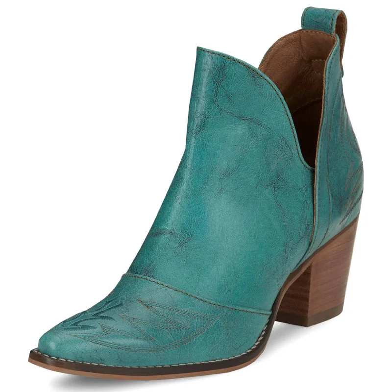 Nocona Women's Snip Toe Turquoise Micki Bootie