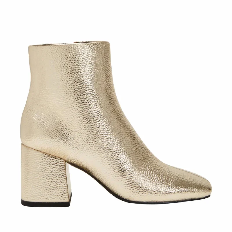 Women's Geminni Bootie In Champagne