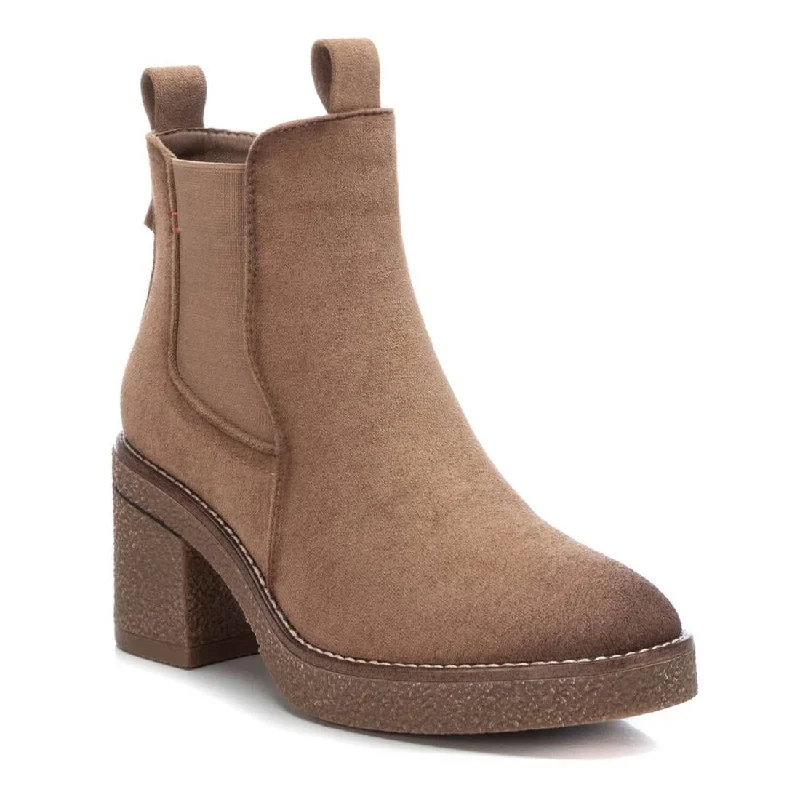 Women's Suede Ankle Booties By XTI