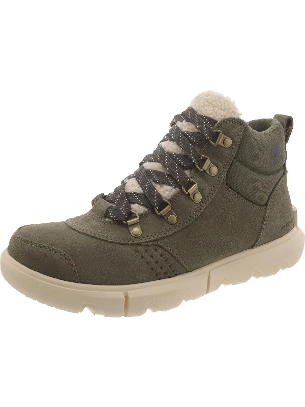 Womens Suede Hiking Winter & Snow Boots