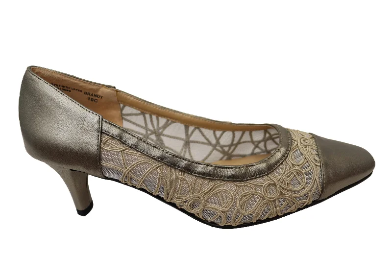 Casual Women's Flats Allino Brandy Womens Comfortable Heels Shoes