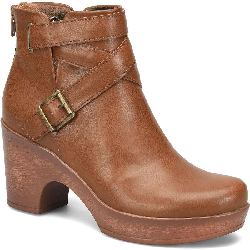 Sale On Sale B.O.C. Womens Briley Faux Leather Ankle Booties