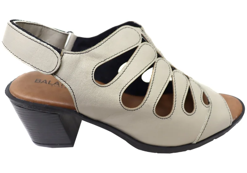 Luxury Casual Footwear Balatore Cecillia Womens Comfort Brazilian Leather Mid Heel Sandals Luxury Casual Footwear Balatore Cecillia Womens Comfort Brazilian Leather Mid Heel Sandals