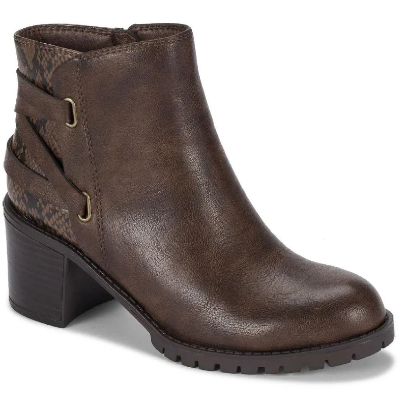 Non-Slip Work Shoes Sale Baretraps Womens Hensley Faux Leather Bootie Ankle Boots
