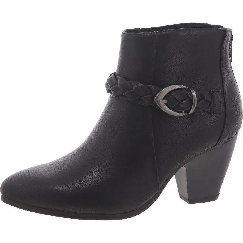 High-Quality Casual Shoes Baretraps Womens LEDELL Faux Leather Buckle Ankle Boots