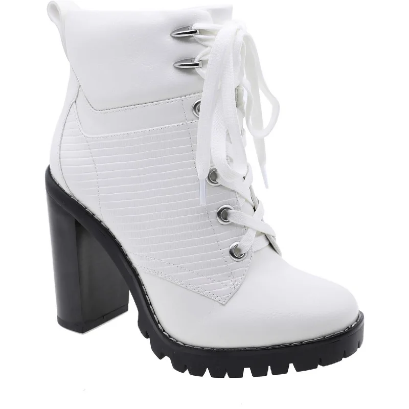 Summer Deals BCBGeneration Womens Paxin Zipper Padded Insole Ankle Boots