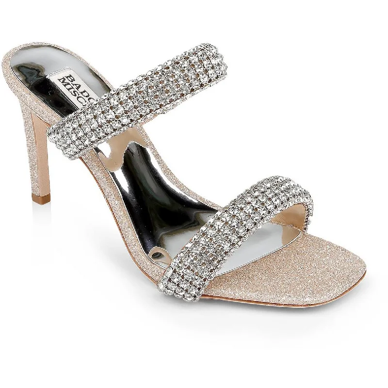 Fashionable Comfort Promotions Sade Womens Leather Embellished Heels
