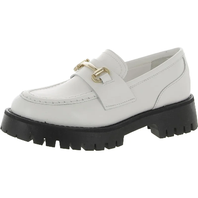 Seasonal Clearance Lando Womens Lugged Sole Slip-On Loafer Heels
