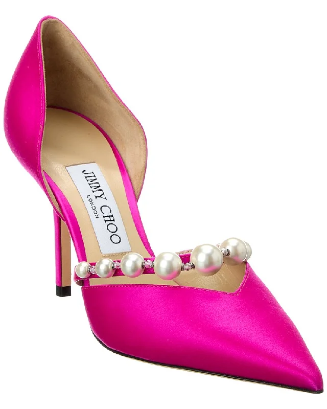 Women's Shoe Sale Jimmy Choo Aurelie 85 Satin Pump