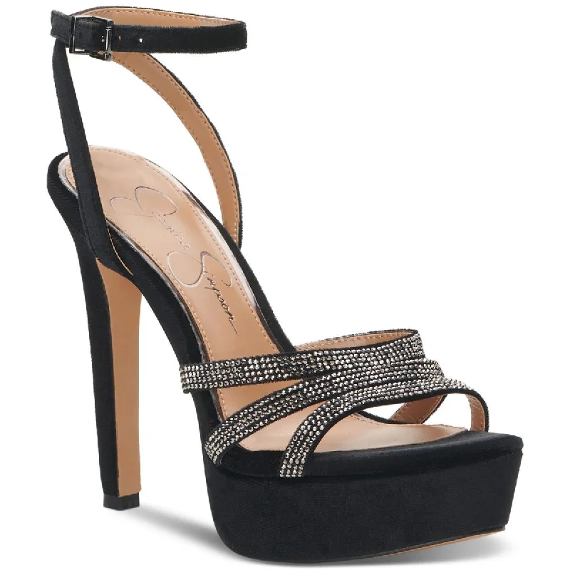 Clearance Event Balina 4 Womens Strappy Open Toe Platform Heels