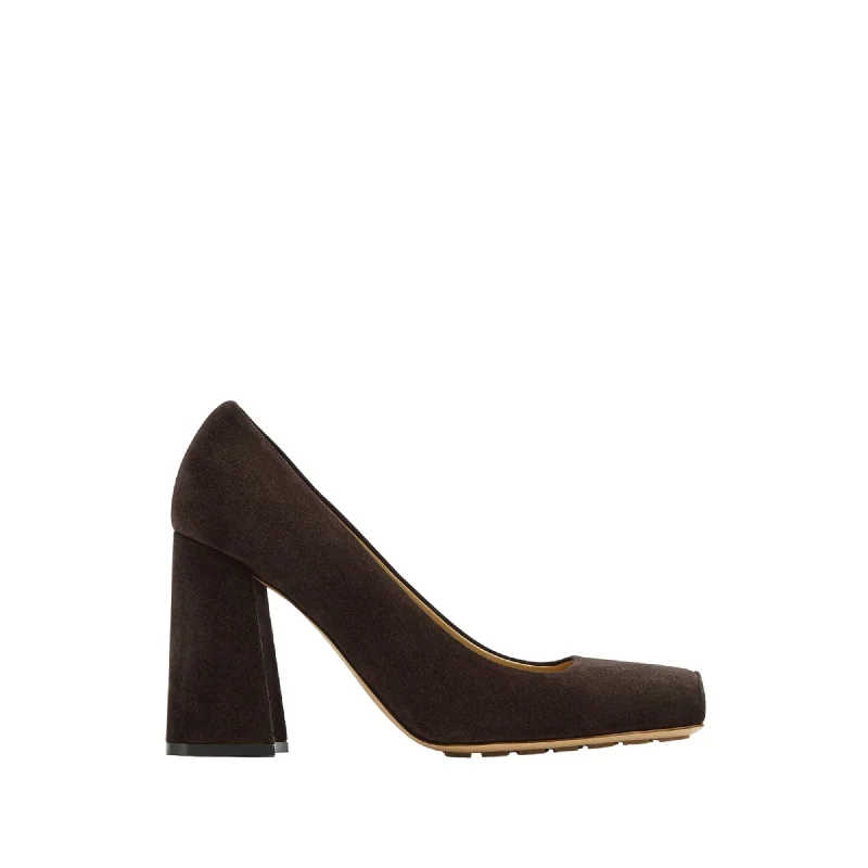 Comfortable Everyday Shoes Bottega Veneta Suede Tower Pumps