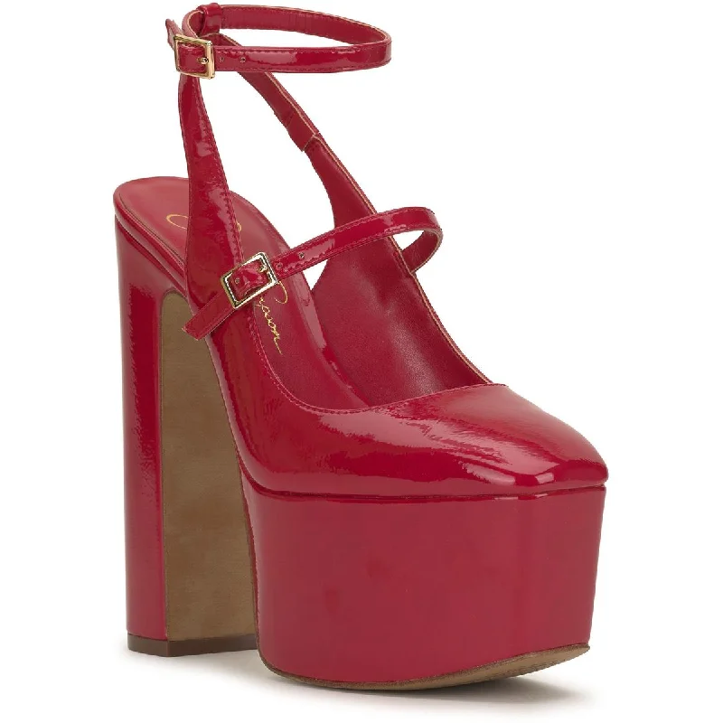 Get The Latest Trends Pialley Womens Buckle Mary Jane Heels