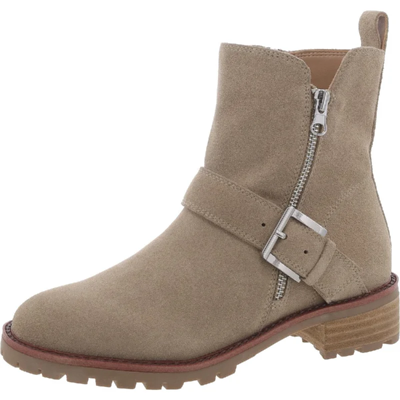 Statement Boots Offer Blondo Womens KIANA Suede X Ankle Boots