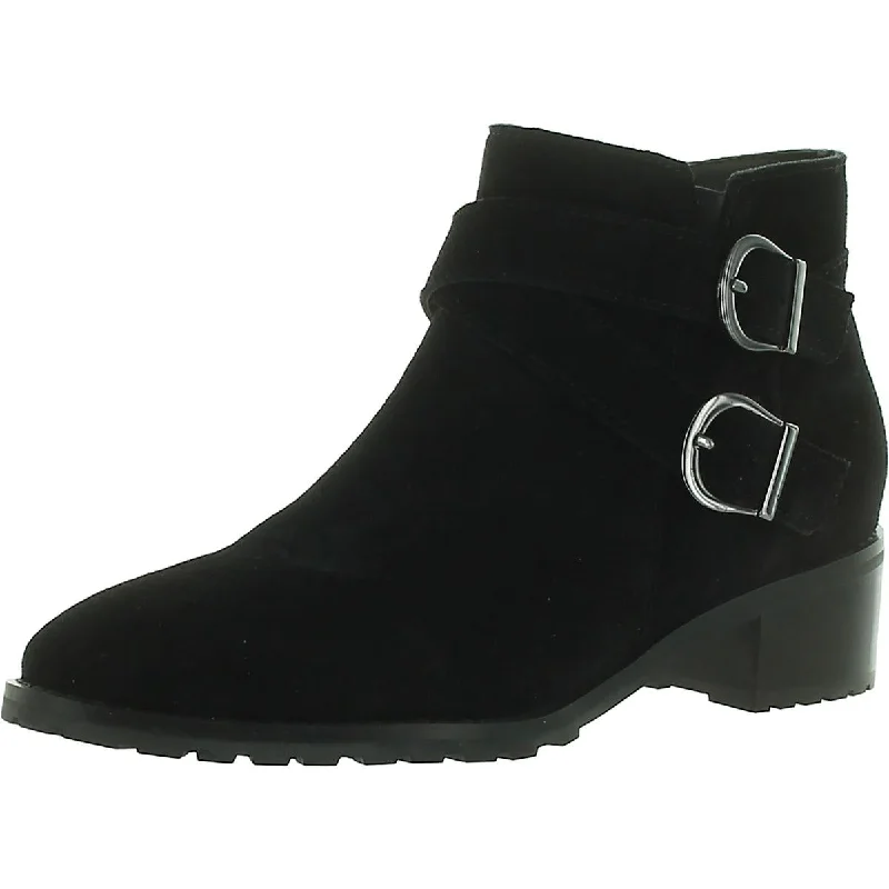 Must Haves Blondo Womens Sway Suede Ankle Booties