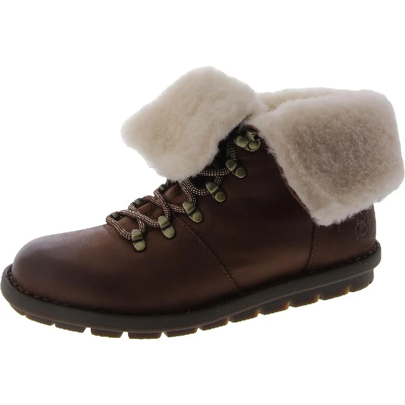 Non-Slip Shoes Born Womens Leather Padded Insole Hiking Boots