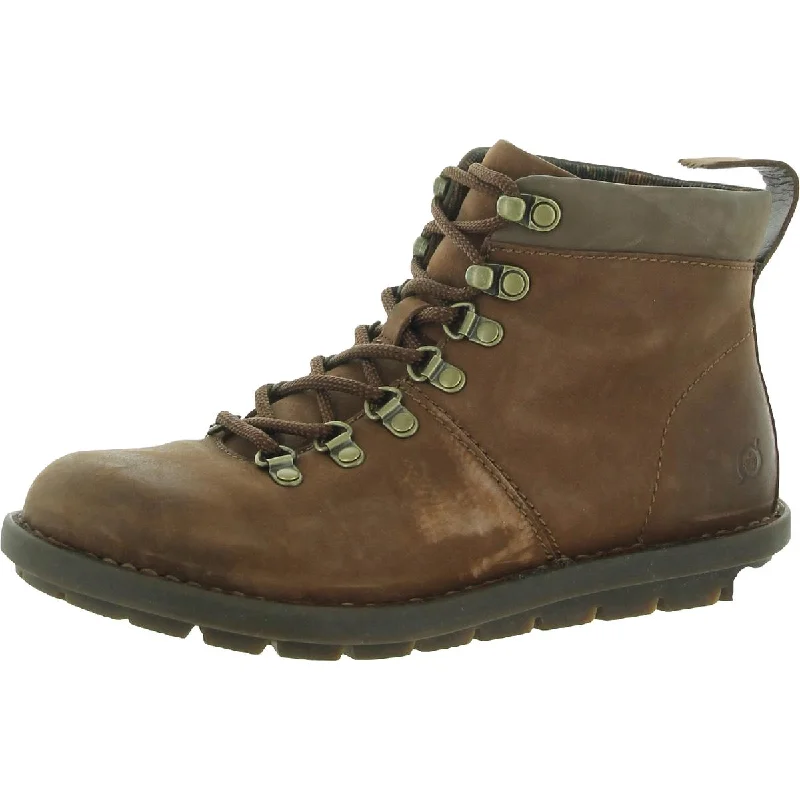 Comfortable Walking Shoes Born Womens Suede Ankle Combat & Lace-up Boots