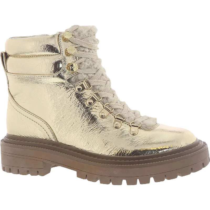 Hot Sale Circus by Sam Edelman Womens Flora Faux Leather Ankle Combat Boots