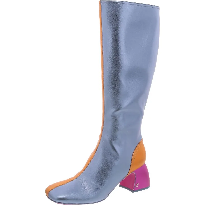 Hot Sale Circus by Sam Edelman Womens Olympia Faux LEather Block Heel Knee-High Boots Hot Sale Circus by Sam Edelman Womens Olympia Faux LEather Block Heel Knee-High Boots