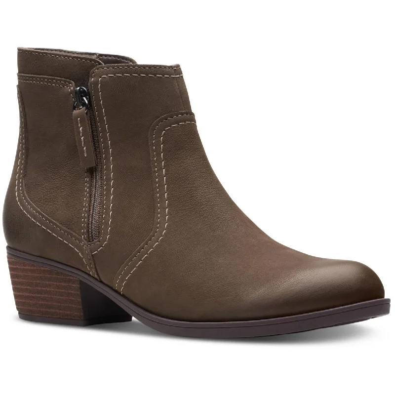 Effortless Style Shoes Sale Clarks Womens Charlten Ave Leather Block Heel Ankle Boots Effortless Style Shoes Sale Clarks Womens Charlten Ave Leather Block Heel Ankle Boots