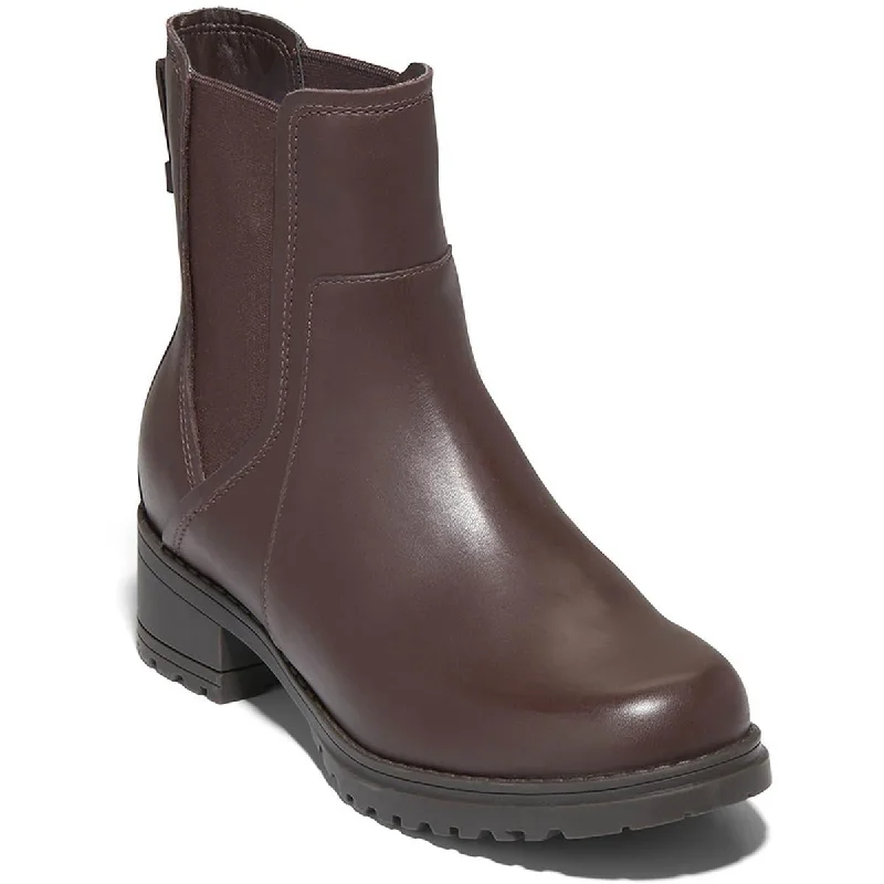 Glamorous Fashion Offers Cole Haan Womens CAMEA Leather Round toe Ankle Boots