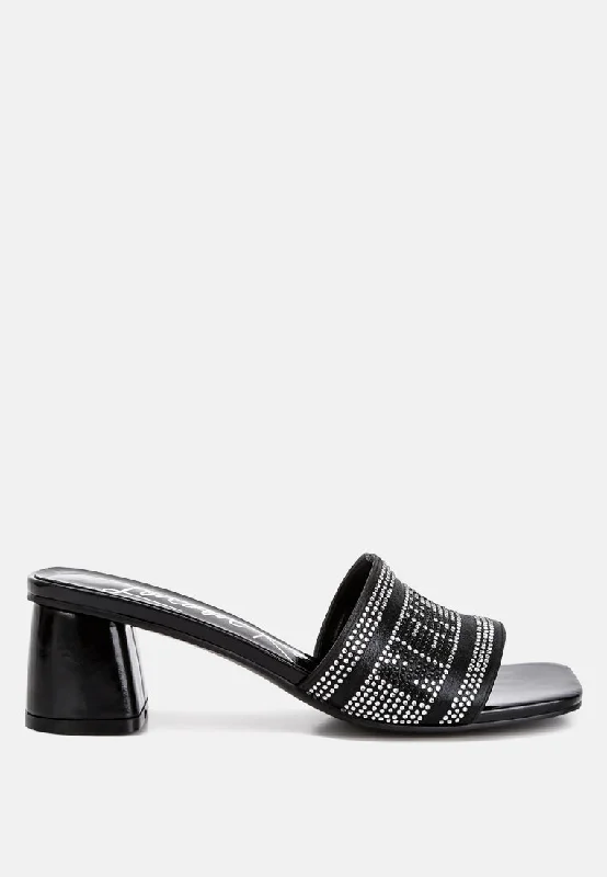 Statement Boots Offers Studio 55 Rhinestone Embellished New York Sandals