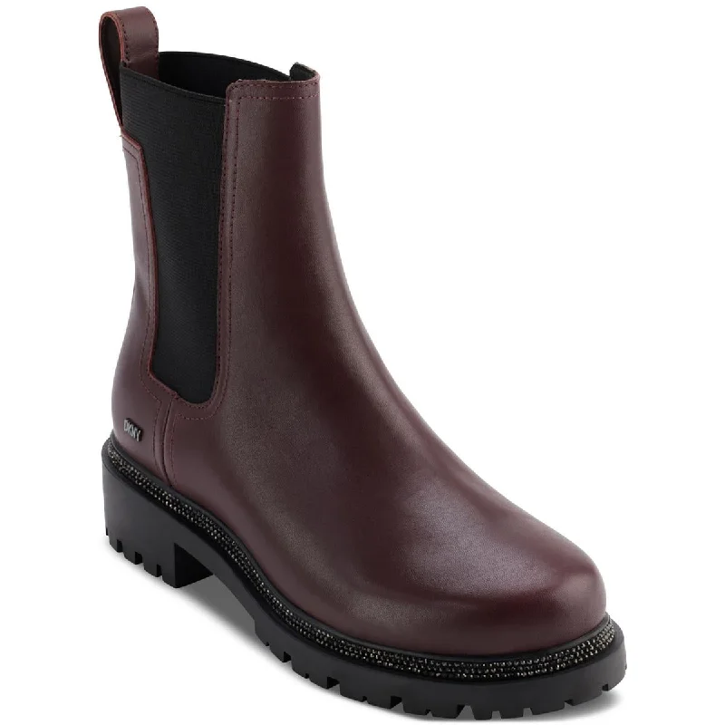 Casual Shoes Sale DKNY Womens Rick Leather Chelsea Boots