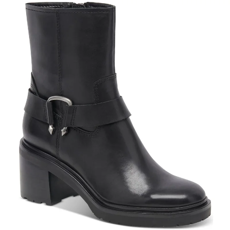 Trend Forward Threads Dolce Vita Womens CAMROS Buckle Almond Toe Ankle Boots