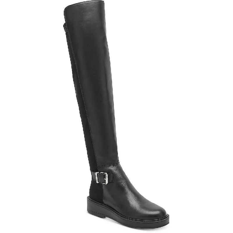 Trendy Flats Sale Dolce Vita Womens Ember Leather Tall Over-The-Knee Boots