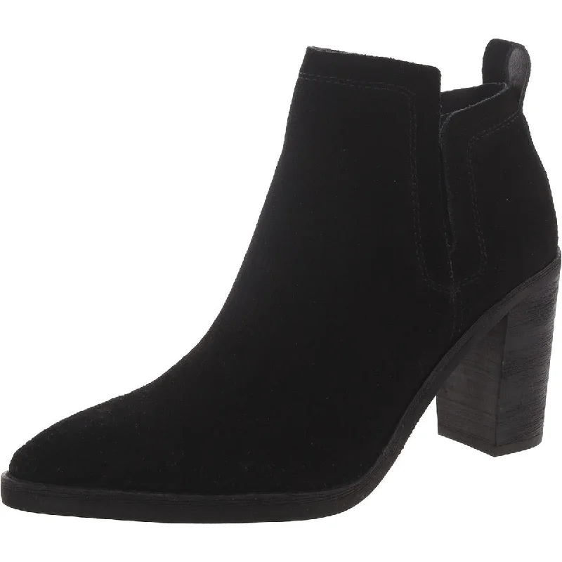 Stylish Statements Dolce Vita Womens Leather Almond Toe Ankle Boots