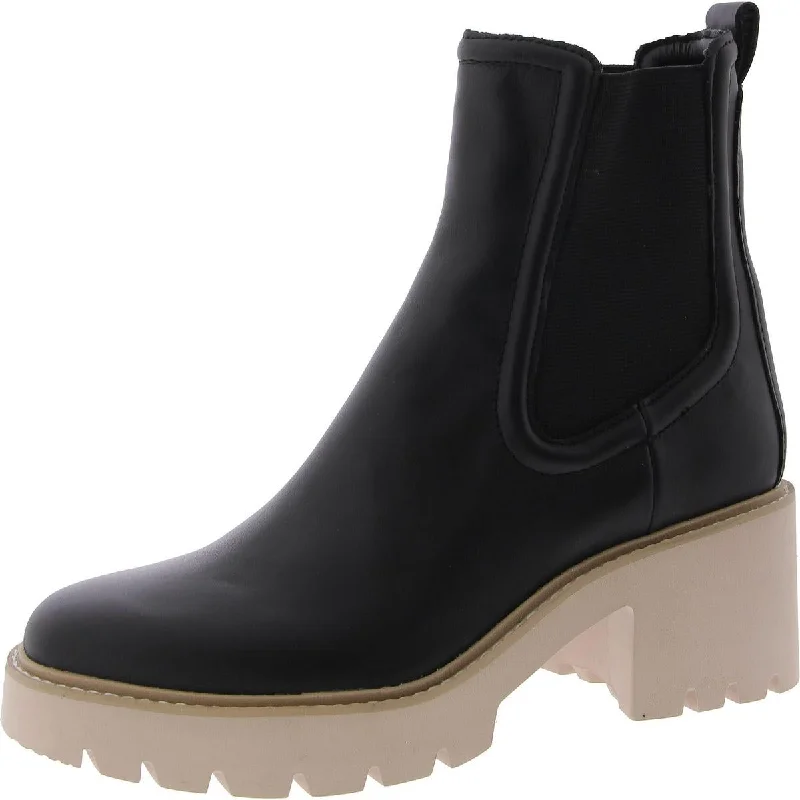 Hot Brand Discounts Dolce Vita Womens Leather Lugged Sole Chelsea Boots